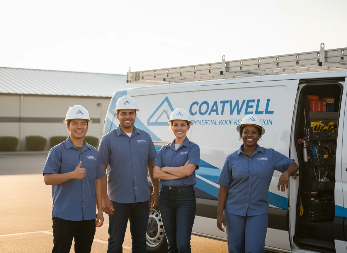 Commercial roof coating company in Montfort, WI